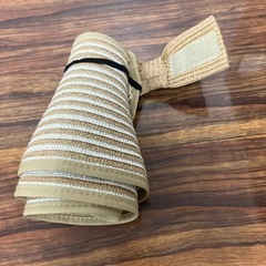 ☆値下げ☆K2406-666 くるくるサンバイザー 麦わら 中古美品の画像