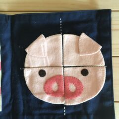 「動物絵合わせ」　布　絵本　教材　ゲーム　児童　子供　の画像