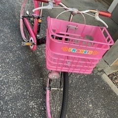 お話中です　自転車 クロスバイクの画像