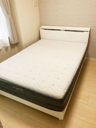 使用期間短 ダブルサイズ ベッド　マットレス N-Sleep FA101