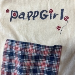 【値下げ！】PAPP 上下セット　１００〜１１０　女の子　花柄チュニックの画像