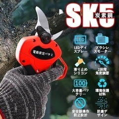 【新品未使用❤️】電動剪定ばさみ　園芸 庭木用の画像