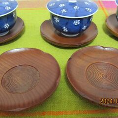 茶たく付き湯飲みセットの画像