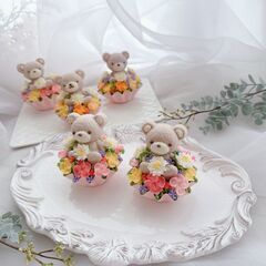 ALAテディベアチーズカップケーキレッスン