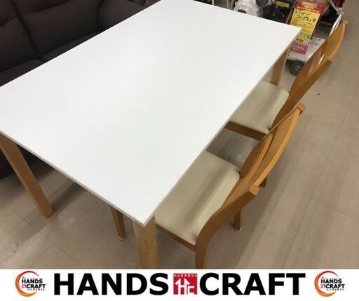 ✨ダイニングテーブル、チェア2脚セット　中古✨うるま市田場✨