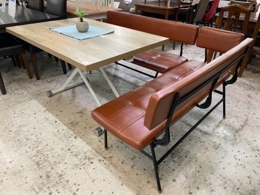 【愛品館 江戸川店 ダイニングセット】 コーナーダイニング テーブル4点セット ID:152-009215-007