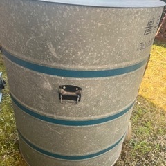 ドラム缶 米麦貯蔵器 昭和レトロ 農機具の画像