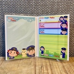 超貴重 新品未使用 ペコちゃん警察パタパタ付箋メモ 警察限定 不二家の画像