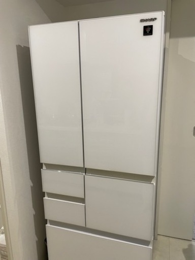 [運搬可能] シャープ SHARP 冷蔵庫 474L・6ドア ホワイト SJ-GT47D-W\n