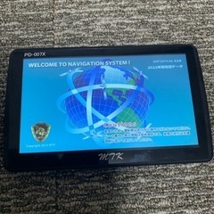 カーナビゲーション　7インチの画像