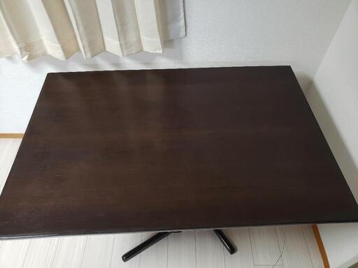 さらに値下げます！希望価格をメッセージしてください！　大幅値下げ！　15万円　シギヤマ家具 昇降テーブル  ダイニング センターテーブル