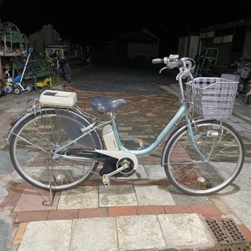 D472☆13800円☆ ミニベロ中古自転車 SOGO エマ ライトブルー 7段変速