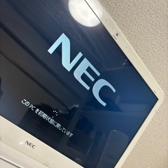初期化済 NEC ノートPCの画像