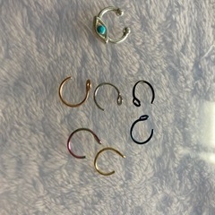フェイク 鼻ピアス