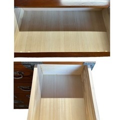 NO.1531 【美品】仙台箪笥 仙臺箪笥 ※鍵無し※ 和箪笥 和家具 古家具  中古 家具 の画像