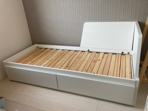 IKEAシングル（⇄ダブル）ベッド【FLEKKE フレッケ】★金額相談可！