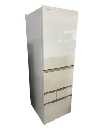 NO.1535 【2022年製】 TOSHIBA 東芝ノンフロン冷凍冷蔵庫 465L GR-U470GZ (UC) 中古 家電 生活家電