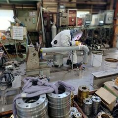 主な作業は配管の製作及び現場取り付け工事です！の画像