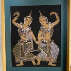 絵 絵画 タイ 絵画 HAND-PAINTED IN THAILAND