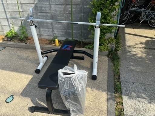 筋トレ　セーフティバー　シャフト　ベンチ　マット×18