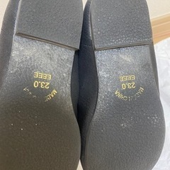 幅広フラットパンプス　23センチの画像