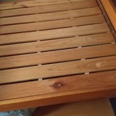 シングルベッド すのこ（キズ有り）の画像