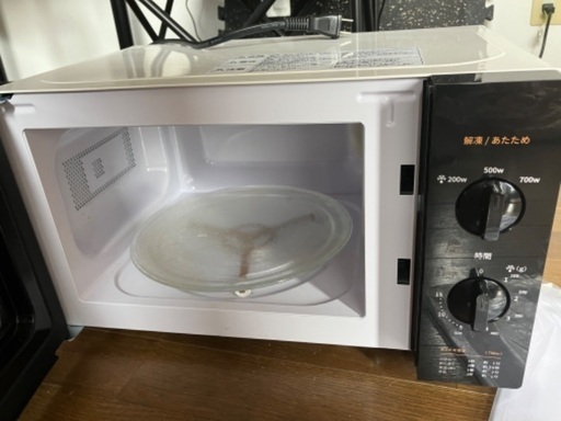 美品2023年電子レンジ、動作確認済み