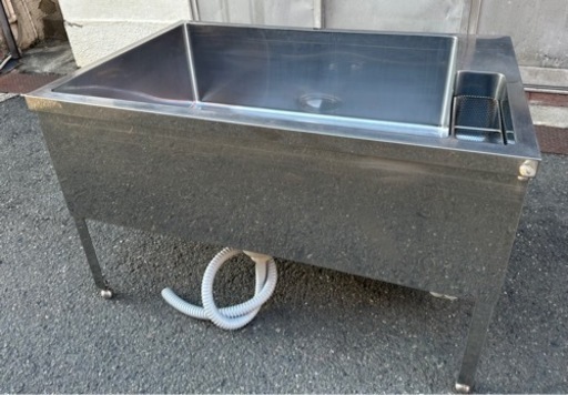業務用 ドッグバス 深型 幅1200×奥800×高さ750(mm) 一層シンク 一層 1層 一槽 大型シンク ペットシンク トリミングシンク 大阪