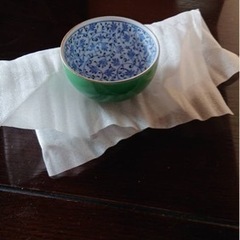 緑彩唐草　湯呑揃