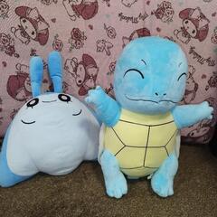 未使用★ポケモン大きいぬいぐるみまとめ売りゼニガメ＆タマンタ