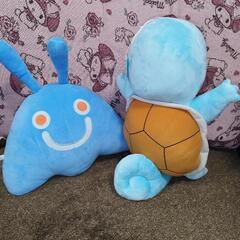 未使用★ポケモン大きいぬいぐるみまとめ売りゼニガメ＆タマンタの画像