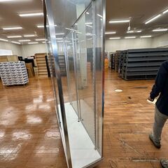 岡山県❗️ アンティーク　レトロ　ガラスショーケース　ガラスケース アンティーク スモールガラスショーケース – フランス