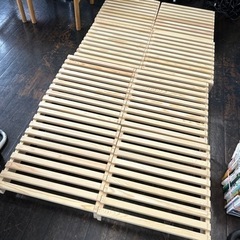  決まりましたシングルベッド すのこベッド
