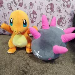 未使用★ポケモン大きいぬいぐるみまとめ売りヒトカゲ＆ナマコブシ