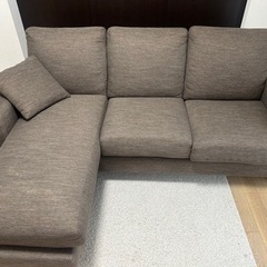 【購入者決定】ニトリ　3人掛け カウチソファ