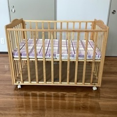 ベビーベッド【町田市再生家具】240783
