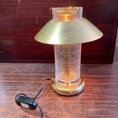 【昭和レトロ】HOYA クリスタルライト　アロマランプ　卓上ランプ　テーブルライト　家具 照明器具の画像