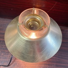 【昭和レトロ】HOYA クリスタルライト　アロマランプ　卓上ランプ　テーブルライト　家具 照明器具の画像