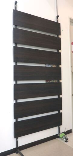 札幌市 清田区 山善 YAMAZEN 突っ張りパーテーション ウォールラック