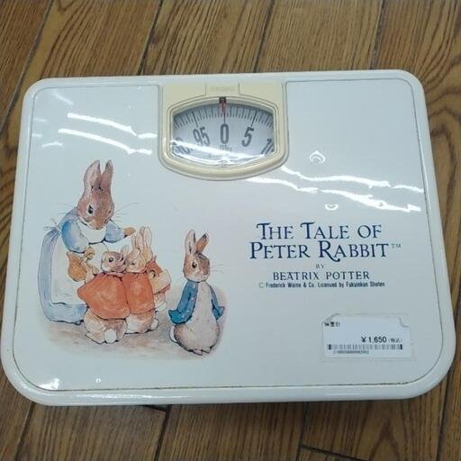 ピーターラビット 体重計          TJ5714