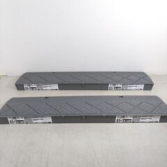 【新品・未使用】アイリスオーヤマ 段差プレート NDP-60AE グレー 高さ4〜6cm 幅60cmの画像