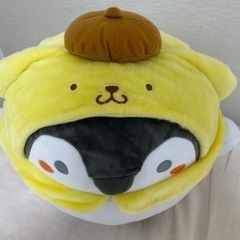 コウペンちゃん×ポムポムプリン ぬいぐるみの画像