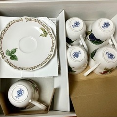 未使用NORITAKE 5セット➕お皿の画像