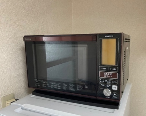 オーブンレンジ　コイズミ　レッド