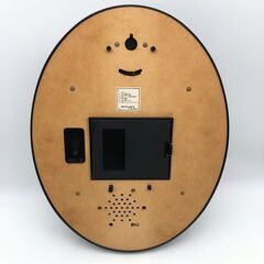 su0014　リズム時計 からくり時計 4MH690 スモールワールド こげ茶 アナログ壁掛け時計 クォーツ 6曲 メロディ RHYTHM アミュージングクロック Smallworld 電池式 秒針無し からくり時計 中古の画像