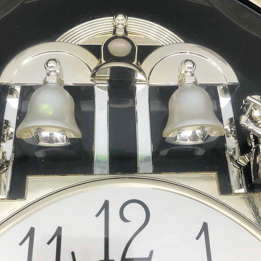 su0014 リズム時計 からくり時計 4MH690 スモールワールド こげ茶