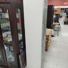 食器棚 ホワイト 収納家具 キッチン収納 現状品 幅59cm×奥行42cm×高さ180.5cm 苫小牧西店の画像