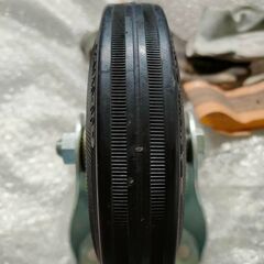 160mm 固定金具付キャスターの画像