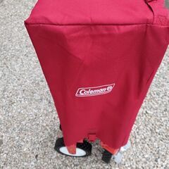 コールマン メッシュ 赤 アウトドアワゴン の画像