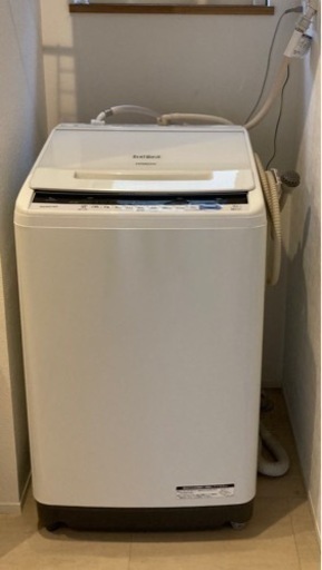 洗濯機9kg 日立製ビートウォッシュ2019年製